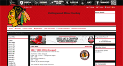 Desktop Screenshot of collingwoodhockey.com